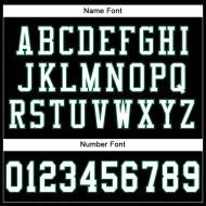 Custom Black White-Kelly Green Mesh Authentic Football Jersey Custom Black White-Kelly Green Mesh Authentic Football Jersey